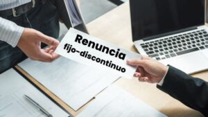 Carta de renuncia al llamamiento fijo discontinuo